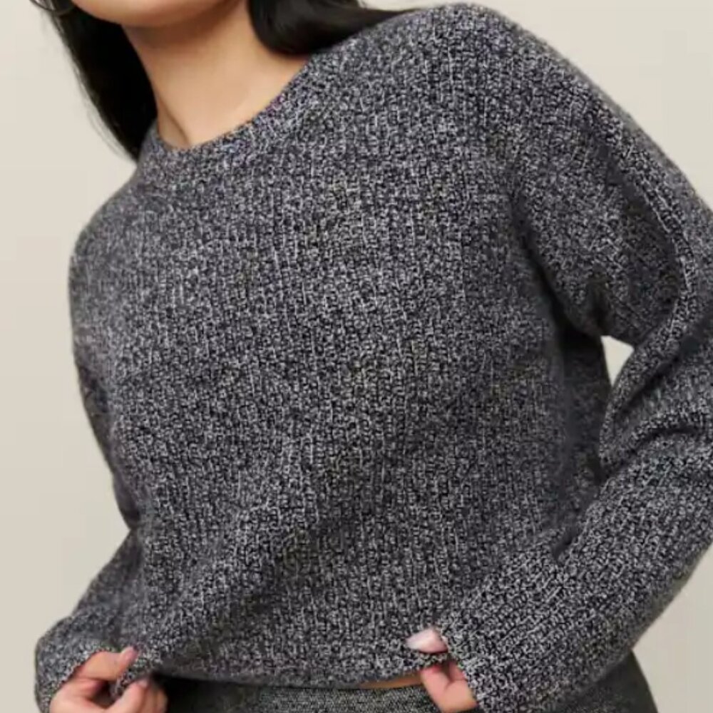 Reformation Lotto Regenerative Wool Cropped Sweater